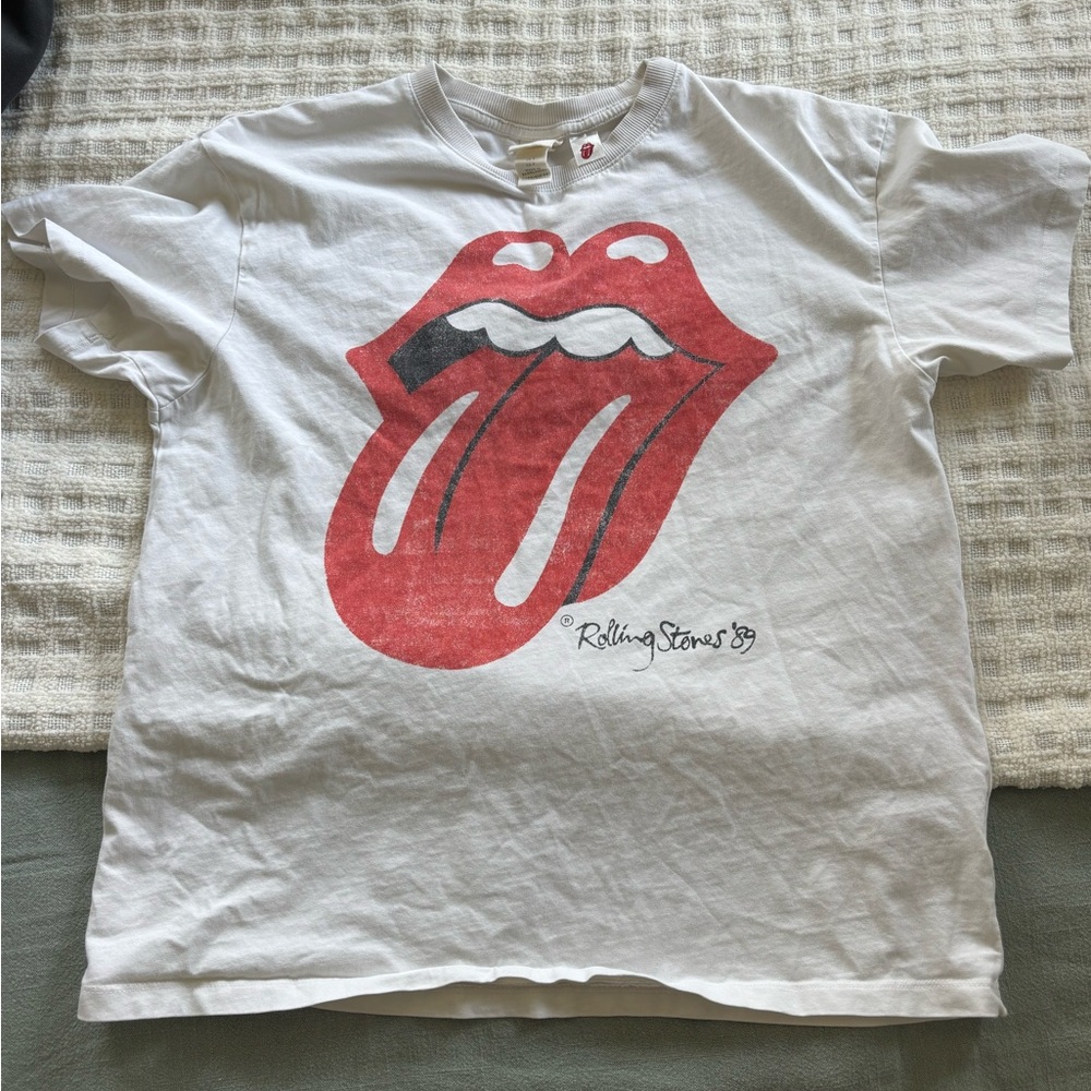 the Rolling Stones White T-Shirt from H&M